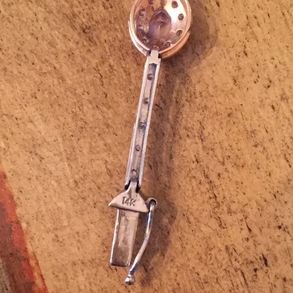 SOLD 14k White rose gold Kunzite bracelet - Picture 9 of 14